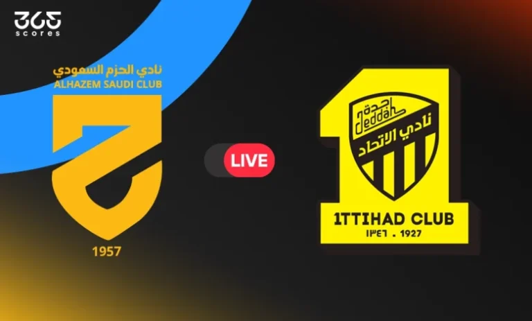 بث مباشر الآن.. مباراة ناريه الاتحاد والحزم في دوري روشن السعودي