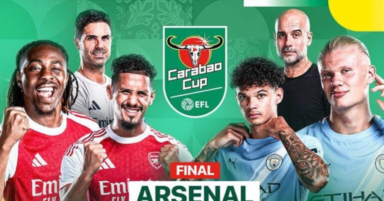 أرسنال يواجه مانشستر سيتي في نهائي كأس الرابطة الإنجليزية بث مباشر