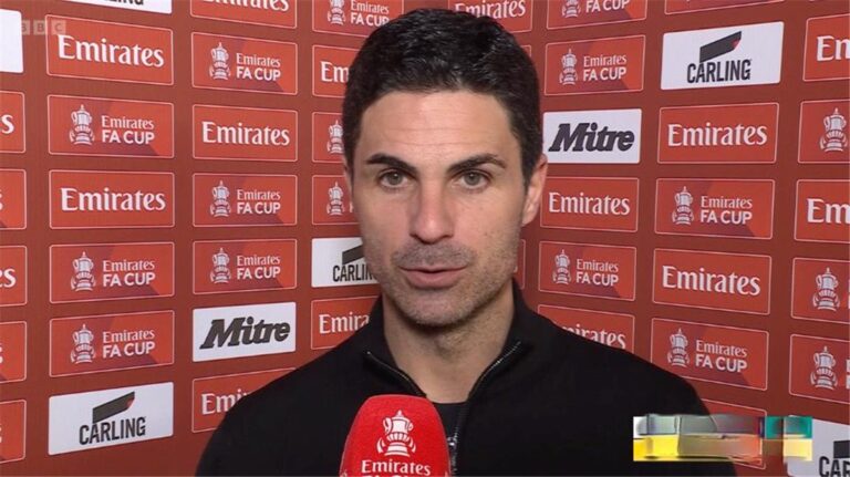 أرتيتا يتمسك برأيه بعد هزيمة كاراباو أمام مانشستر سيتي ويرفض تحميل نفسه المسؤولية عن كيبا