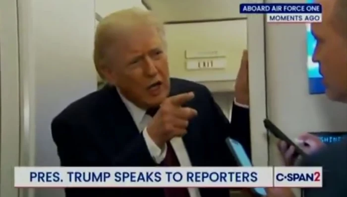 ترامب يرد بغضب على صحفي بعد سؤاله عن نشر القوات في الشرق الأوسط بفيديو مثير