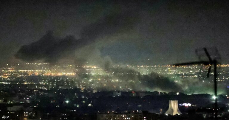 إسرائيل تشن غارات جوية في قلب العاصمة الإيرانية طهران