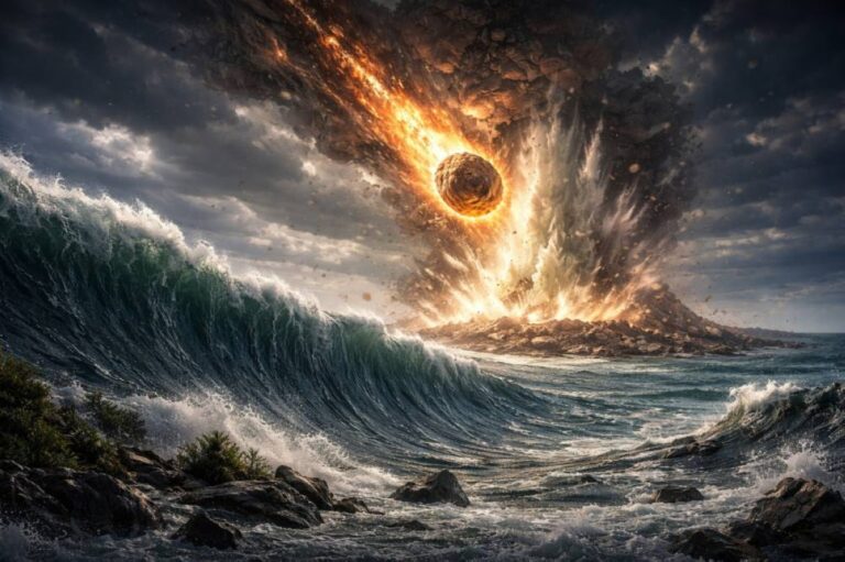 اكتشاف مذهل يكشف سر فوهة سيلفربيت وتسونامي يصل ارتفاعه إلى 100 متر