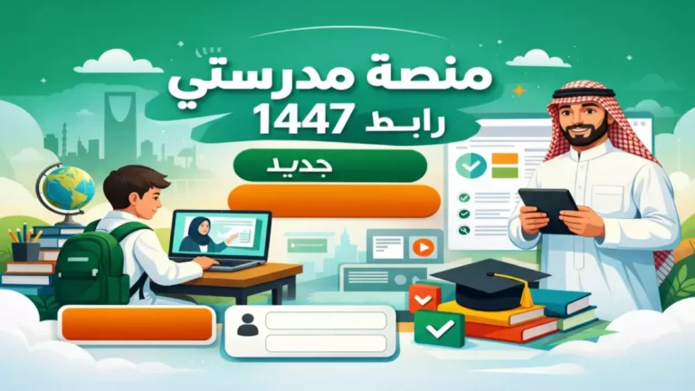 عاجل: وصلة منصة مدرستي الجديد 1447 – آلاف الطلاب يدخلون الآن!