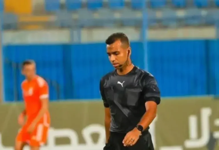 شاهد الفيديو لترى انهيار حكم مباراة مودرن سبورت والجونة بطريقة غير متوقعة