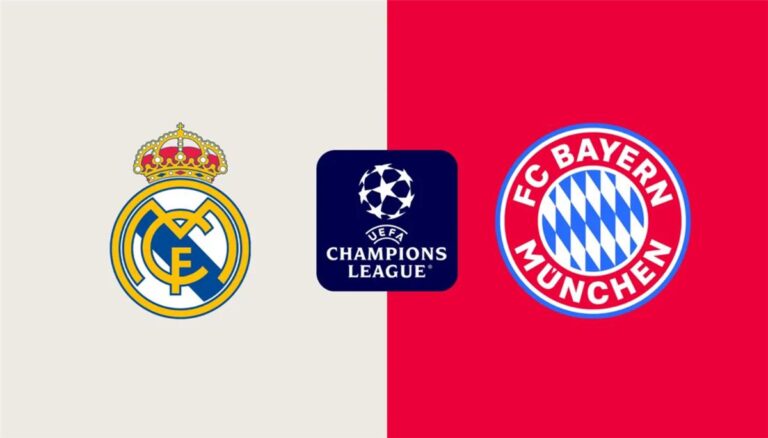 توقيت عرض مباراة ريال مدريد ضد بايرن ميونخ اليوم في دوري أبطال أوروبا والقناة المخصصة لنقلها