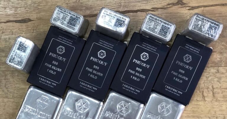 زيادة ملحوظة في أسعار الفضة اليوم، 15 أبريل 2026، تصل إلى أكثر من 83 مليون دونغ فيتنامي للكيلوغرام