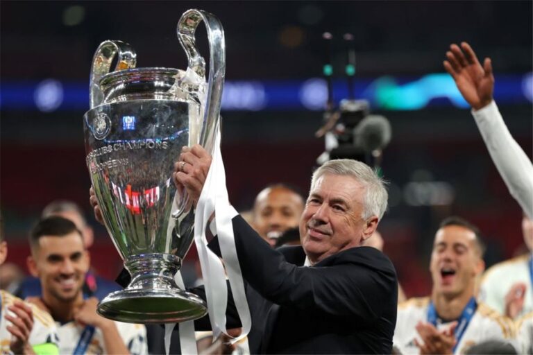 أنشيلوتي يكشف عن فريقه المفضل للتتويج بدوري الأبطال ويعرض تحديات كرة القدم الإيطالية