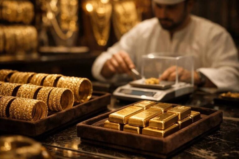 أسعار الذهب والفضة تشهد ارتفاعاً طفيفاً في الإمارات اليوم