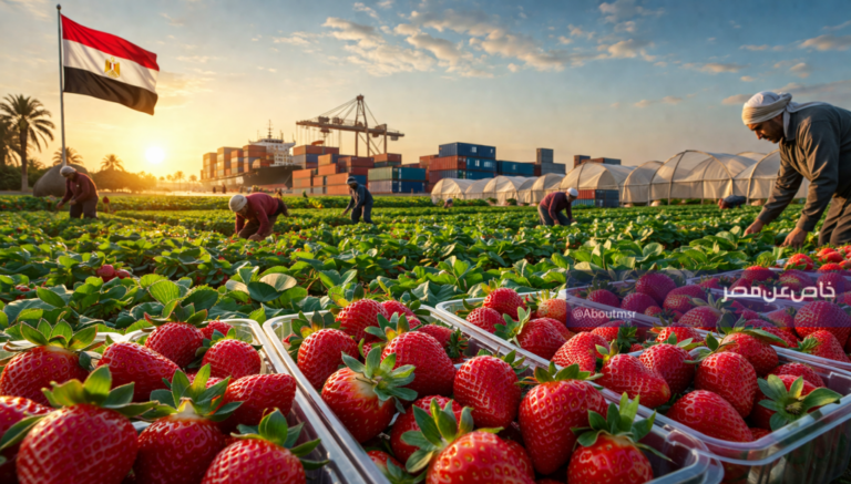 مصر تحقق إنجازاً ضخماً في صادرات الفراولة بقيمة 140 مليون دولار وتصنيفها بين الدول الرائدة عالمياً