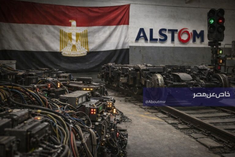 ألستوم الفرنسية تبدأ بناء أول مصنع لإنتاج أجزاء القطارات الكهربائية في مصر بداية من أغسطس