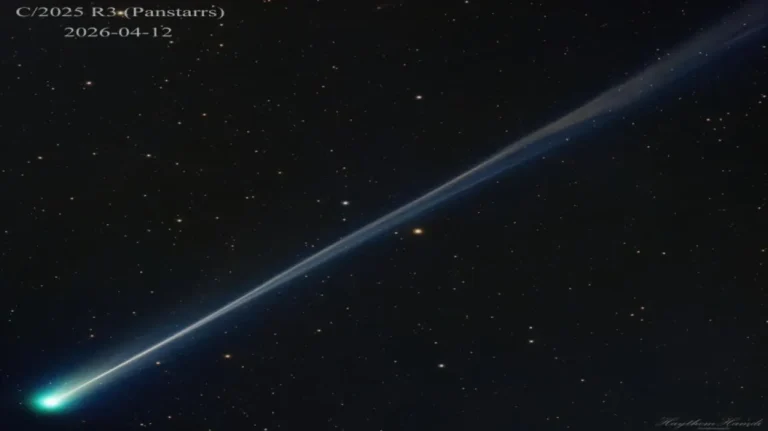 اختيار ناسا صورة الجمعية الفلكية الأردنية كأروع لقطة يومية للمذنب بان-ستارز