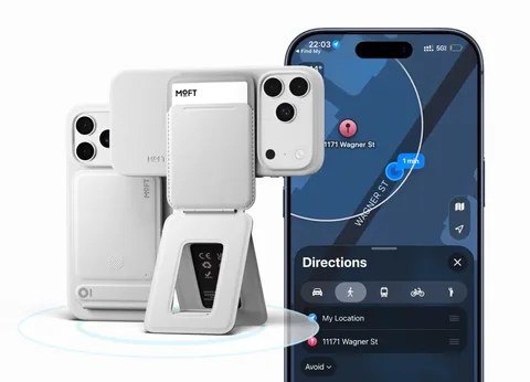 موفت تقدم محفظة مبتكرة لهواتف آيفون تجمع بين حامل تصوير وتكنولوجيا تتبع ذكية