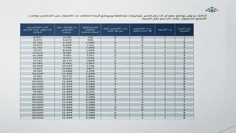 قرار وزارة الموارد البشرية المفاجئ يحميك من خسارة دعم يصل لملايين مع العدد الحاسم 10 أفراد فقط