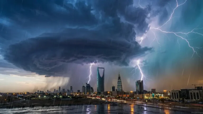 أمطار رعدية غزيرة ورياح قوية تضرب السعودية اليوم مع تحذيرات من سيول تهدد الحياة