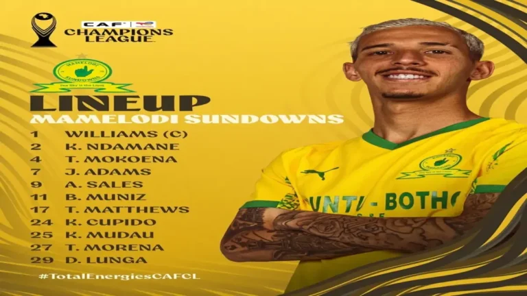 الترجي يكشف عن تشكيلته القوية لمواجهة صنداونز في دوري الأبطال وتوجاي يتصدر الهجوم مع انفعال جماهيري كبير